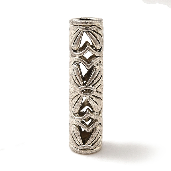 PandaHall Hollow Tibetan Style Alloy Carved Flower Tube Beads, Cadmium Free & Lead Free, Antique Silver, 25.5x6mm, Hole: 3.8mm Alloy Tube
PandaHall Hollow Tibetan Style Alloy Carved Flower Tube Beads, Cadmium Free & Lead Free, Antique Silver, 25.5x6mm, Hole: 3.8mm Alloy Tube