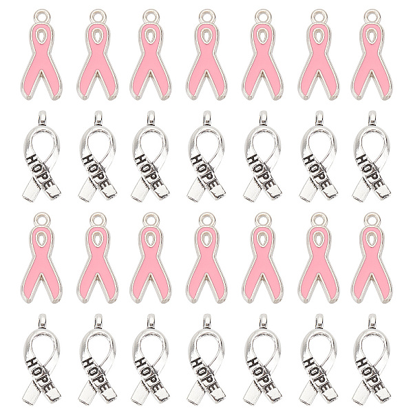 PandaHall SUNNYCLUE 100Pcs 2 Style Alloy & Enamel Pendants, Awareness Ribbon, Antique Silver & Platinum, 19x8x1mm and 19x7.5x4mm, Hole: 2mm...
PandaHall SUNNYCLUE 100Pcs 2 Style Alloy & Enamel Pendants, Awareness Ribbon, Antique Silver & Platinum, 19x8x1mm and 19x7.5x4mm, Hole: 2mm...