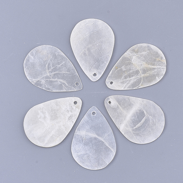 PandaHall Capiz Shell Pendants, Teardrop, WhiteSmoke, 37.5x25.5x1mm, Hole: 1.6mm Capiz Shell Teardrop White
PandaHall Capiz Shell Pendants, Teardrop, WhiteSmoke, 37.5x25.5x1mm, Hole: 1.6mm Capiz Shell Teardrop White