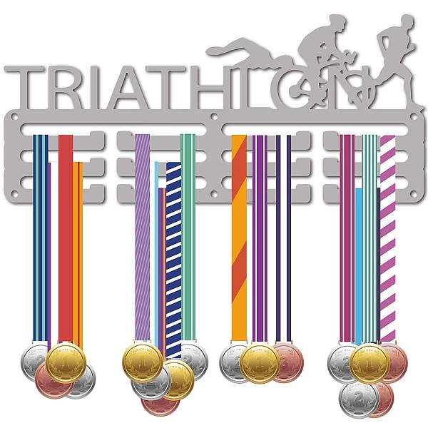 PandaHall Iron Medal Holder, Medal Display Hanger Rack, Medal Holder Frame, with Standoff Pins, Triathlon, Sports, 130x290mm, Hole: 5mm Iron...
PandaHall Iron Medal Holder, Medal Display Hanger Rack, Medal Holder Frame, with Standoff Pins, Triathlon, Sports, 130x290mm, Hole: 5mm Iron...