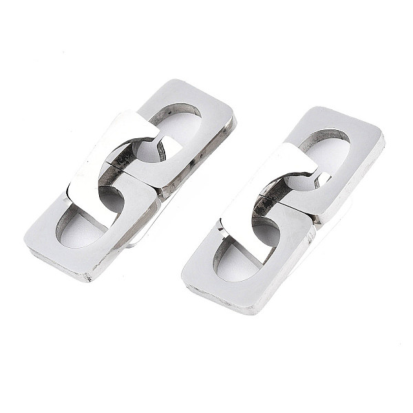 PandaHall 304 Stainless Steel Normal Links Connectors, Laser Cut, Rectangle, Stainless Steel Color, 31mm, Rectangle: 13x10.5x2mm, Inner...
PandaHall 304 Stainless Steel Normal Links Connectors, Laser Cut, Rectangle, Stainless Steel Color, 31mm, Rectangle: 13x10.5x2mm, Inner...