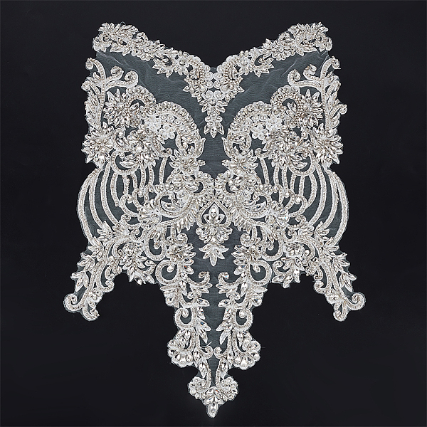 PandaHall BENECREAT Handmade Silver Rhinestones Bodice Applique Sewing Beads White Trim Patches Crystal Sewing Lace Patch Accessories for...
PandaHall BENECREAT Handmade Silver Rhinestones Bodice Applique Sewing Beads White Trim Patches Crystal Sewing Lace Patch Accessories for...