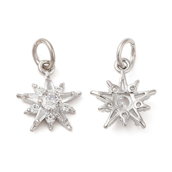 PandaHall Rack Plating Brass Micro Pave Clear Cubic Zirconia Charms, with Jump Ring, Long-Lasting Plated, Lead Free & Cadmium Free, Star...
PandaHall Rack Plating Brass Micro Pave Clear Cubic Zirconia Charms, with Jump Ring, Long-Lasting Plated, Lead Free & Cadmium Free, Star...