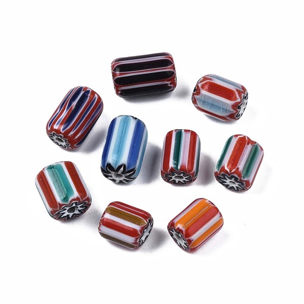 PandaHall Handmade Millefiori Lampwork Beads, Column, Mixed Color, 5~13x7~9mm, Hole: 1~2mm Millefiori Lampwork Column Multicolor
PandaHall Handmade Millefiori Lampwork Beads, Column, Mixed Color, 5~13x7~9mm, Hole: 1~2mm Millefiori Lampwork Column Multicolor