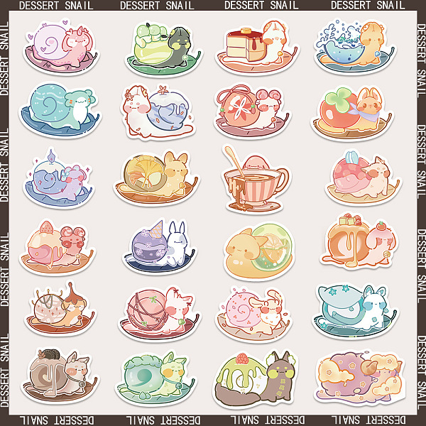 PandaHall 50Pcs Snail PVC Waterproof Self-Adhesive Stickers, Cartoon Animals Stickers, for Party Decorative Presents, Mixed Color, 40~60mm..., Multicolor
PandaHall 50Pcs Snail PVC Waterproof Self-Adhesive Stickers, Cartoon Animals Stickers, for Party Decorative Presents, Mixed Color, 40~60mm..., Multicolor