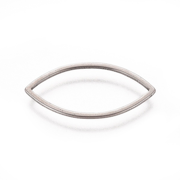 PandaHall Stainless Steel Linking Rings, Marquise Links, Horse Eye, Stainless Steel Color, 21.5x10.5x0.8mm, Inner Diameter: 8.5x19mm...
PandaHall Stainless Steel Linking Rings, Marquise Links, Horse Eye, Stainless Steel Color, 21.5x10.5x0.8mm, Inner Diameter: 8.5x19mm...