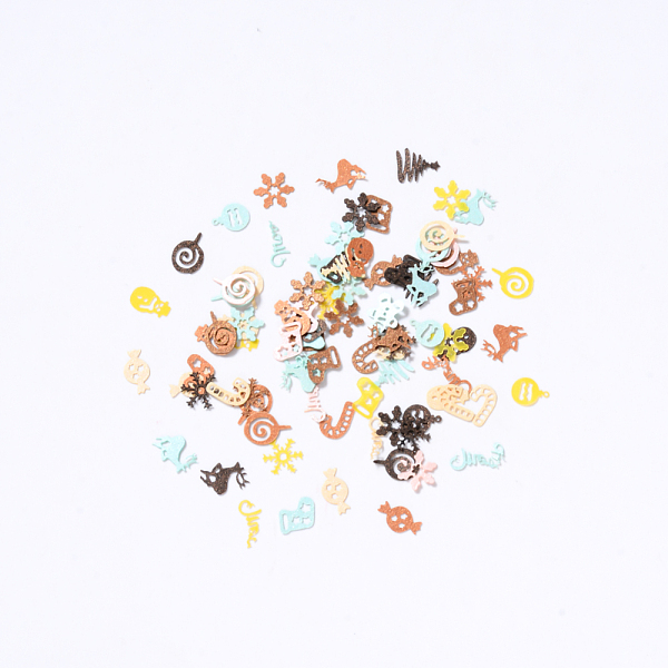 PandaHall Colorful Christmas Nail Stickers Set, 3D Snowflake Elk Tree Stick Snowman Bell Pattern DIY Winter Nail Design for Women Girls..., Multicolor
PandaHall Colorful Christmas Nail Stickers Set, 3D Snowflake Elk Tree Stick Snowman Bell Pattern DIY Winter Nail Design for Women Girls..., Multicolor