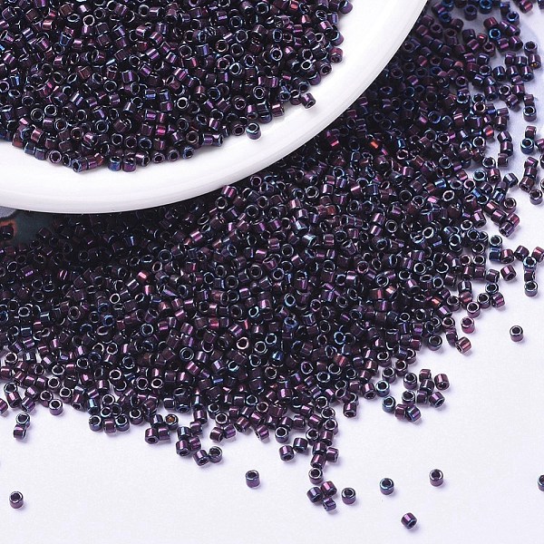 PandaHall MIYUKI Delica Beads, Cylinder, Japanese Seed Beads, 11/0, (DB1004) Metallic Dark Plum Gold Iris, 1.3x1.6mm, Hole: 0.8mm, about..., Purple
PandaHall MIYUKI Delica Beads, Cylinder, Japanese Seed Beads, 11/0, (DB1004) Metallic Dark Plum Gold Iris, 1.3x1.6mm, Hole: 0.8mm, about..., Purple