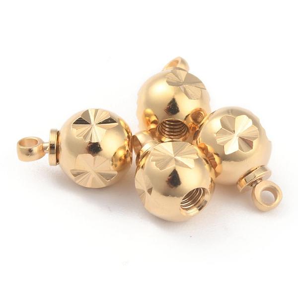 PandaHall Brass Beads, Long-Lasting Plated, Round, Real 24K Gold Plated, 9x6~7mm, Hole: 1.4mm Brass Round
PandaHall Brass Beads, Long-Lasting Plated, Round, Real 24K Gold Plated, 9x6~7mm, Hole: 1.4mm Brass Round
