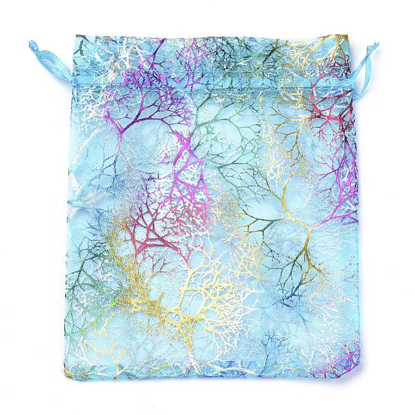 PandaHall Organza Gift Bags, Drawstring Bags, with Colorful Coral Pattern, Rectangle, Dark Turquoise, 30x20cm Organza Rectangle
PandaHall Organza Gift Bags, Drawstring Bags, with Colorful Coral Pattern, Rectangle, Dark Turquoise, 30x20cm Organza Rectangle