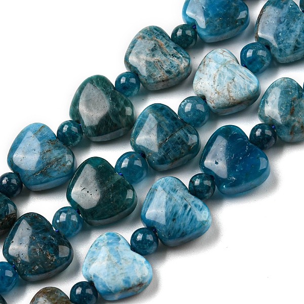 PandaHall Natural Apatite Beads Strands, Apple, 9x10.5x5mm, Hole: 1mm, about 35pcs/strand, 15.47''~15.67'' (39.3~39.8cm) Apatite Apple
PandaHall Natural Apatite Beads Strands, Apple, 9x10.5x5mm, Hole: 1mm, about 35pcs/strand, 15.47''~15.67'' (39.3~39.8cm) Apatite Apple