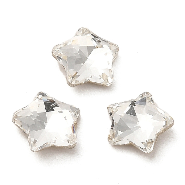 PandaHall Glass Rhinestone Cabochons, Point Back & Back Plated, Faceted, Star, Crystal, 7x7x3mm Glass Rhinestone Star Clear
PandaHall Glass Rhinestone Cabochons, Point Back & Back Plated, Faceted, Star, Crystal, 7x7x3mm Glass Rhinestone Star Clear