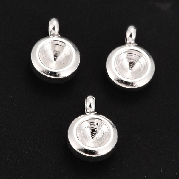 PandaHall 201 Stainless Steel Pendant Rhinestone Settings, For Pointed Back Rivoli Rhinestone, Flat Round, Silver, Fit for 4mm Rhinestone...
PandaHall 201 Stainless Steel Pendant Rhinestone Settings, For Pointed Back Rivoli Rhinestone, Flat Round, Silver, Fit for 4mm Rhinestone...
