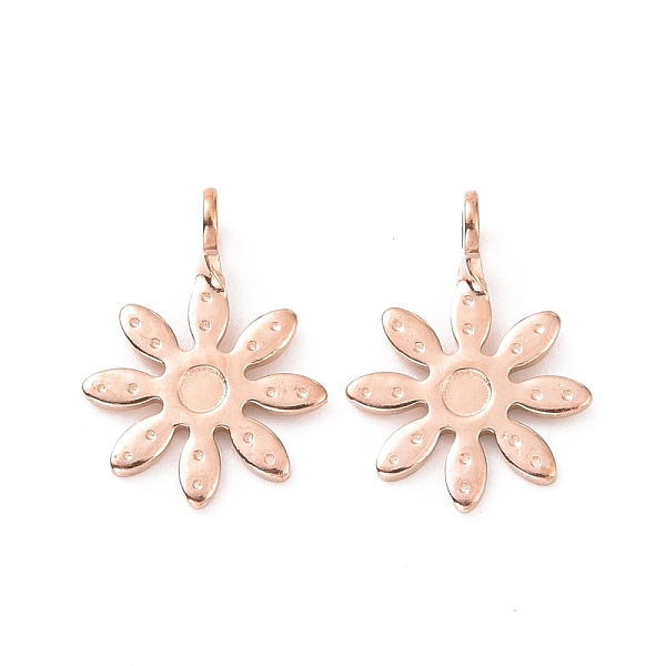 PandaHall Ion Plating(IP) 304 Stainless Steel Pendants, Flower, Rose Gold, 10x7x2mm, Hole: 1mm 304 Stainless Steel Flower
PandaHall Ion Plating(IP) 304 Stainless Steel Pendants, Flower, Rose Gold, 10x7x2mm, Hole: 1mm 304 Stainless Steel Flower