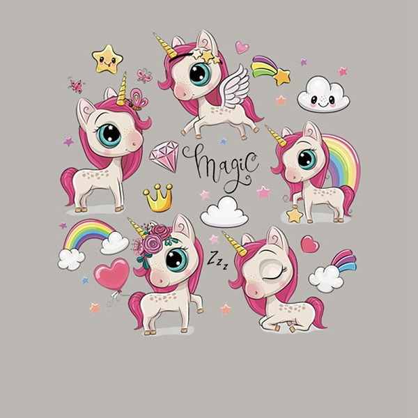 PandaHall Unicorn Rainbow Cloud Pattern Heat Transfer Film, Iron on Vinyl, for Garment Accessories, Colorful, 220x218mm Plastic Unicorn
PandaHall Unicorn Rainbow Cloud Pattern Heat Transfer Film, Iron on Vinyl, for Garment Accessories, Colorful, 220x218mm Plastic Unicorn