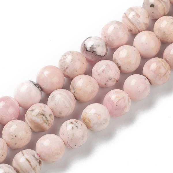 PandaHall Natural Rhodochrosite Beads Strands, Grade A, Round, 6~6.5mm, Hole: 0.6mm, about 62pcs/strand, 15.75 inch(40cm) Rhodochrosite...
PandaHall Natural Rhodochrosite Beads Strands, Grade A, Round, 6~6.5mm, Hole: 0.6mm, about 62pcs/strand, 15.75 inch(40cm) Rhodochrosite...