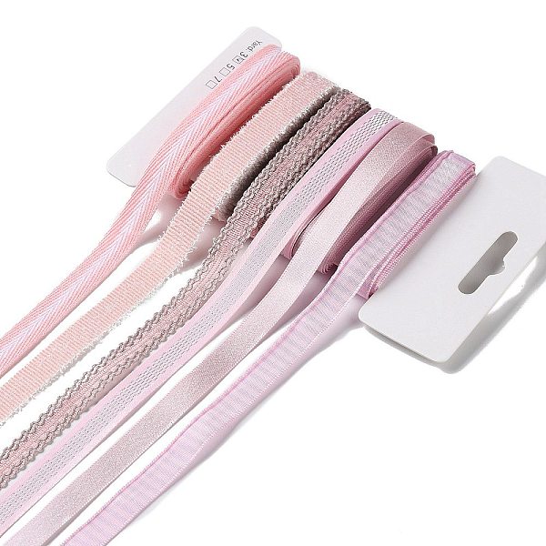 PandaHall 18 Yards 6 Styles Polyester Ribbon, for DIY Handmade Craft, Hair Bowknots and Gift Decoration, Pink Color Palette, Pink, 3/8~1/2...
PandaHall 18 Yards 6 Styles Polyester Ribbon, for DIY Handmade Craft, Hair Bowknots and Gift Decoration, Pink Color Palette, Pink, 3/8~1/2...