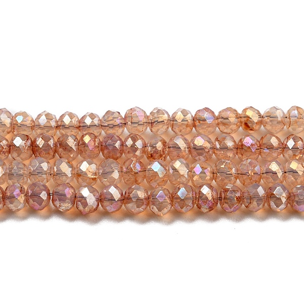 PandaHall Transparent Baking Painted Glass Beads Strands, AB Color, Faceted, Round, Sandy Brown, 3x2.5mm, Hole: 0.7mm, about...
PandaHall Transparent Baking Painted Glass Beads Strands, AB Color, Faceted, Round, Sandy Brown, 3x2.5mm, Hole: 0.7mm, about...