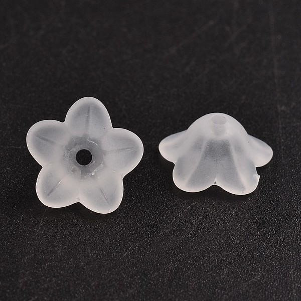 PandaHall Transparent Acrylic Beads, Frosted, Flower, White, about 13mm in diameter, 7mm thick, hole:1mm, about 1865pcs/500g Acrylic Flower..., Clear
PandaHall Transparent Acrylic Beads, Frosted, Flower, White, about 13mm in diameter, 7mm thick, hole:1mm, about 1865pcs/500g Acrylic Flower..., Clear