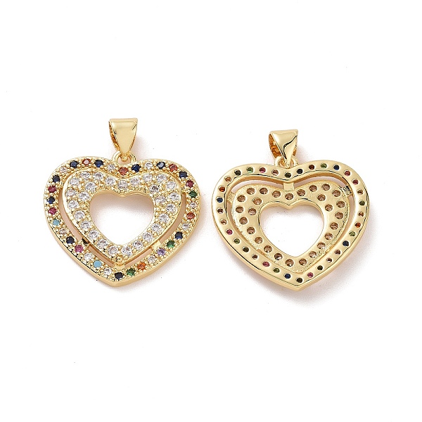 PandaHall Brass Cubic Zirconia Pendants, Hollow Heart Charm, Real 18K Gold Plated, 21x22x3.5mm, Hole: 3.5x5mm Brass+Cubic Zirconia Heart
PandaHall Brass Cubic Zirconia Pendants, Hollow Heart Charm, Real 18K Gold Plated, 21x22x3.5mm, Hole: 3.5x5mm Brass+Cubic Zirconia Heart