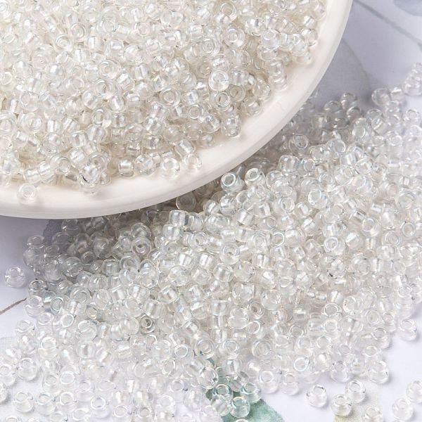 PandaHall MIYUKI Round Rocailles Beads, Japanese Seed Beads, Fancy Lined Soft, (RR3637) Fancy Lined Soft White, 8/0, 3mm, Hole: 1mm, about...
PandaHall MIYUKI Round Rocailles Beads, Japanese Seed Beads, Fancy Lined Soft, (RR3637) Fancy Lined Soft White, 8/0, 3mm, Hole: 1mm, about...