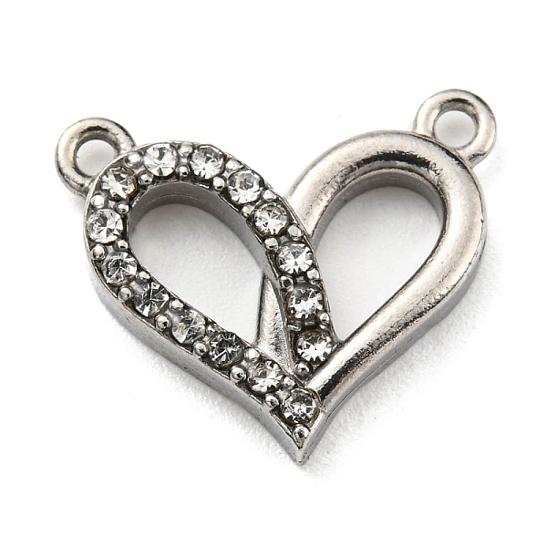 PandaHall 304 Stainless Steel Pendants with Crystal Rhinestone, Heart Charms, Stainless Steel Color, 13x15.5x3mm, Hole: 1.2mm Stainless..., Clear
PandaHall 304 Stainless Steel Pendants with Crystal Rhinestone, Heart Charms, Stainless Steel Color, 13x15.5x3mm, Hole: 1.2mm Stainless..., Clear