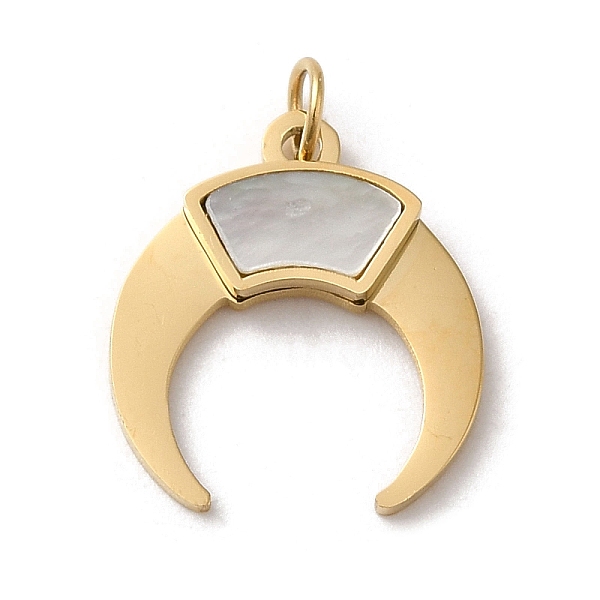 PandaHall 304 Stainless Steel with Shell Moon Charms, Real 14K Gold Plated, 13.5x12x1.9mm, Hole: 2.4mm Shell Moon
PandaHall 304 Stainless Steel with Shell Moon Charms, Real 14K Gold Plated, 13.5x12x1.9mm, Hole: 2.4mm Shell Moon