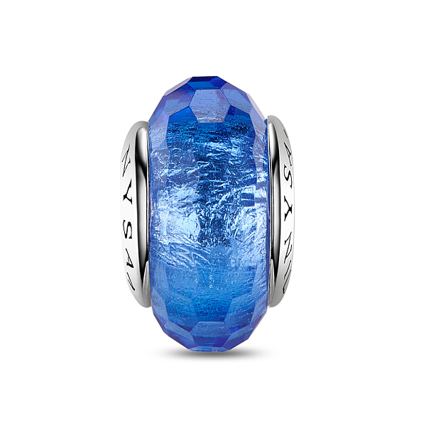 PandaHall TINYSAND Faceted Glass European Beads, with Platinum Plated 925 Sterling Silver Double Cores, Large Hole Rondelle Beads, Blue...
PandaHall TINYSAND Faceted Glass European Beads, with Platinum Plated 925 Sterling Silver Double Cores, Large Hole Rondelle Beads, Blue...