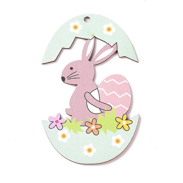 PandaHall Easter Theme Wood Big Pendants, Egg with Rabbit Charm, Pale Goldenrod, 90x57x2mm, Hole: 3.2mm Wood Egg Green
PandaHall Easter Theme Wood Big Pendants, Egg with Rabbit Charm, Pale Goldenrod, 90x57x2mm, Hole: 3.2mm Wood Egg Green