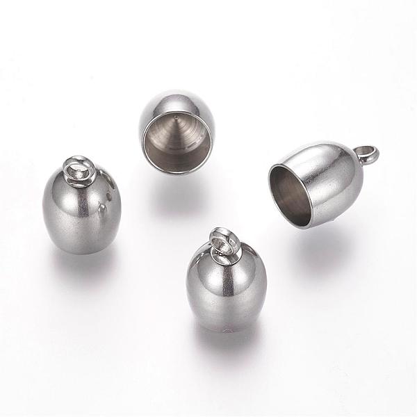 PandaHall 304 Stainless Steel Cord Ends, End Caps, Oval, Stainless Steel Color, 14x10mm, Hole: 2mm, Inner Diameter: 8mm 304 Stainless Steel
PandaHall 304 Stainless Steel Cord Ends, End Caps, Oval, Stainless Steel Color, 14x10mm, Hole: 2mm, Inner Diameter: 8mm 304 Stainless Steel
