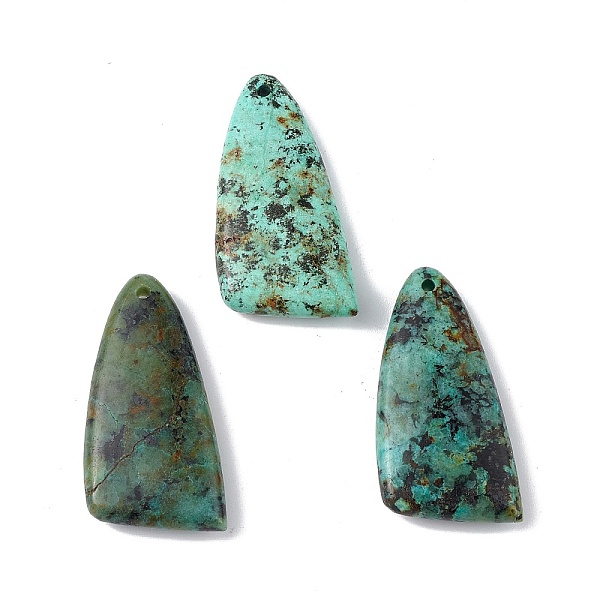 PandaHall Natural African Turquoise(Jasper) Pendants, Triangle Charms, 40x20x7mm, Hole: 1.8mm African Turquoise(Jasper) Triangle
PandaHall Natural African Turquoise(Jasper) Pendants, Triangle Charms, 40x20x7mm, Hole: 1.8mm African Turquoise(Jasper) Triangle