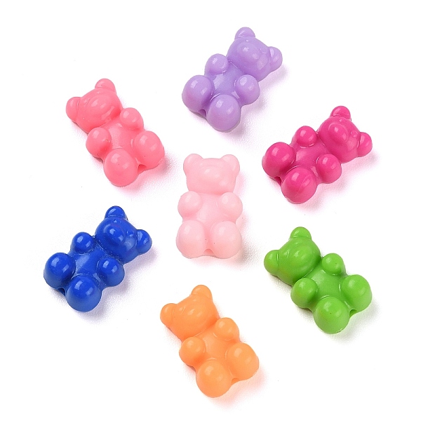 PandaHall Opaque Bear Acrylic Beads, Mixed Color, 18x11x7mm, Hole: 1.4mm Acrylic Bear Multicolor
PandaHall Opaque Bear Acrylic Beads, Mixed Color, 18x11x7mm, Hole: 1.4mm Acrylic Bear Multicolor