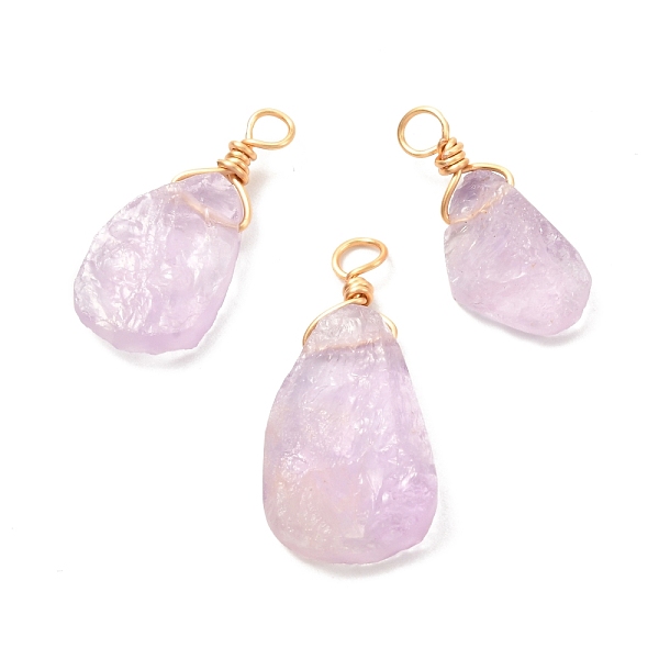 PandaHall Natural Ametrine Pendants, with Real 18K Gold Plated Eco-Friendly Copper Wire, Nuggets, 21~27x9~13x4.5~6mm, Hole: 3mm Ametrine...
PandaHall Natural Ametrine Pendants, with Real 18K Gold Plated Eco-Friendly Copper Wire, Nuggets, 21~27x9~13x4.5~6mm, Hole: 3mm Ametrine...