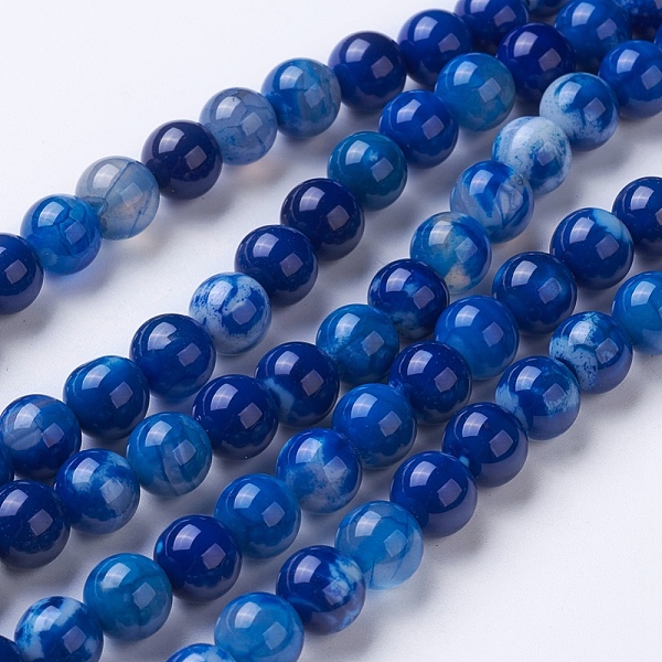 PandaHall Natural Agate Beads Strands, Dyed & Heated, Grade A, Round, Blue, 10mm, Hole: 1.2mm, about 38~41pcs/strand, 14.9 inch(38cm)...
PandaHall Natural Agate Beads Strands, Dyed & Heated, Grade A, Round, Blue, 10mm, Hole: 1.2mm, about 38~41pcs/strand, 14.9 inch(38cm)...