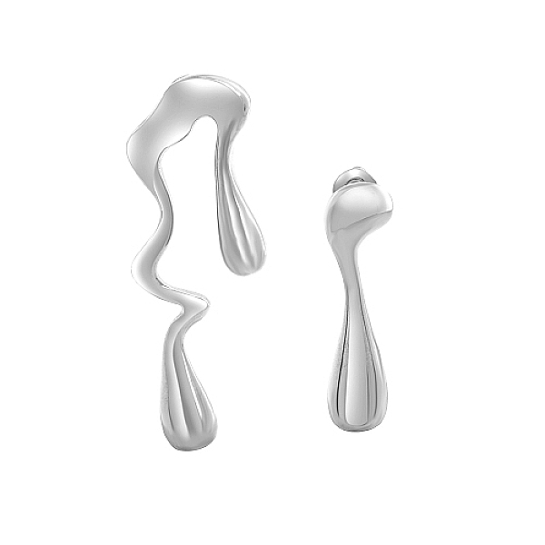 PandaHall 304 Stainless Steel Stud Earrings, Teardrop Asymmetrical Earrings, Stainless Steel Color, 38x13mm and 28x8mm 304 Stainless Steel...
PandaHall 304 Stainless Steel Stud Earrings, Teardrop Asymmetrical Earrings, Stainless Steel Color, 38x13mm and 28x8mm 304 Stainless Steel...