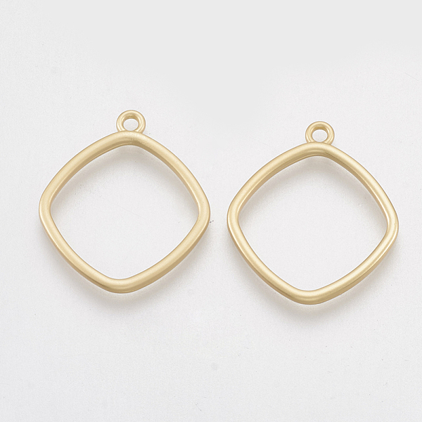 PandaHall Smooth Surface Alloy Open Back Bezel Pendants, For DIY UV Resin, Epoxy Resin, Pressed Flower Jewelry, Rhombus, Matte Gold Color...
PandaHall Smooth Surface Alloy Open Back Bezel Pendants, For DIY UV Resin, Epoxy Resin, Pressed Flower Jewelry, Rhombus, Matte Gold Color...