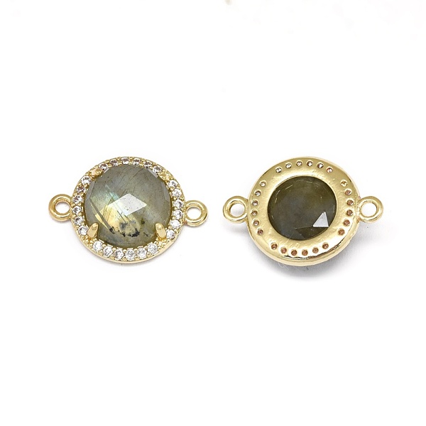 PandaHall Natural Labradorite Links connectors, with Brass Findings and Cubic Zirconia, Faceted, Half Round, Golden, 18~18.5x13~13.5x4~4.5mm...
PandaHall Natural Labradorite Links connectors, with Brass Findings and Cubic Zirconia, Faceted, Half Round, Golden, 18~18.5x13~13.5x4~4.5mm...