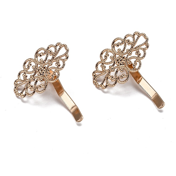 PandaHall Iron Hair Findings, Pony Hook, Ponytail Decoration Accessories, Fit for Brass Filigree Cabochons, Light Gold, 37x31.5x12mm Iron
PandaHall Iron Hair Findings, Pony Hook, Ponytail Decoration Accessories, Fit for Brass Filigree Cabochons, Light Gold, 37x31.5x12mm Iron