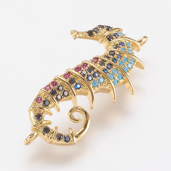 PandaHall Brass Micro Pave Cubic Zirconia Links, Sea Horse, Real 18K Gold Plated, 30x15x3mm, Hole: 1mm Brass+Cubic Zirconia Sea Horse..., Multicolor
PandaHall Brass Micro Pave Cubic Zirconia Links, Sea Horse, Real 18K Gold Plated, 30x15x3mm, Hole: 1mm Brass+Cubic Zirconia Sea Horse..., Multicolor