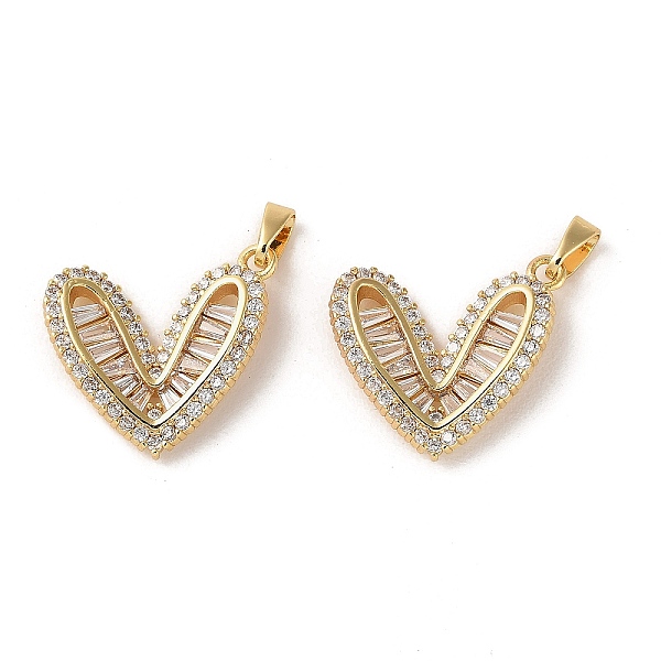 PandaHall Rack Plating Brass Micro Pave Clear Cubic Zirconia Pendants, Long-Lasting Plated, Heart Charms, Real 18K Gold Plated, 18x19x2.5mm...
PandaHall Rack Plating Brass Micro Pave Clear Cubic Zirconia Pendants, Long-Lasting Plated, Heart Charms, Real 18K Gold Plated, 18x19x2.5mm...