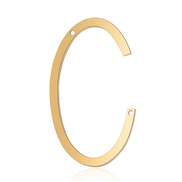 PandaHall 201 Stainless Steel Links connectors, Letter, Golden, Letter.C, 37x21x1mm, Hole: 1mm 201 Stainless Steel Letter C
PandaHall 201 Stainless Steel Links connectors, Letter, Golden, Letter.C, 37x21x1mm, Hole: 1mm 201 Stainless Steel Letter C