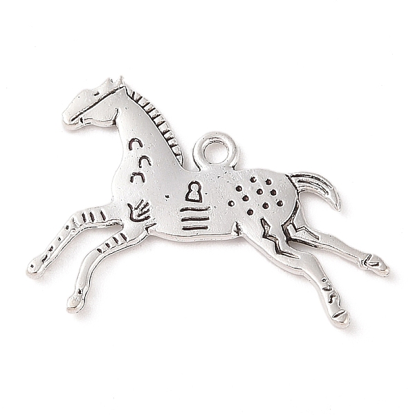 PandaHall Tibetan Style Alloy Pendants, Cadmium Free & Lead Free, Horse, Antique Silver, 24x32.5x1.7mm, Hole: 2mm, about 490pcs/1000g Alloy...
PandaHall Tibetan Style Alloy Pendants, Cadmium Free & Lead Free, Horse, Antique Silver, 24x32.5x1.7mm, Hole: 2mm, about 490pcs/1000g Alloy...