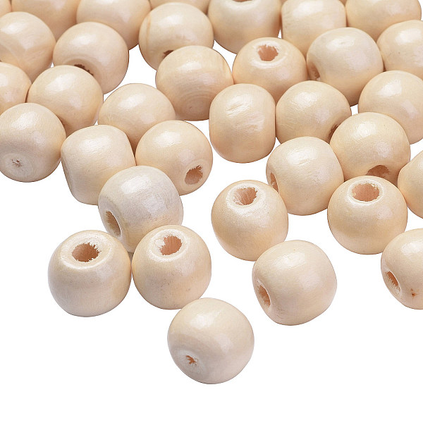 PandaHall Natural Wood Beads, Round Wooden Large Hole Beads for Craft Making, Lead Free, Creamy White, 16x13.5mm, Hole: 4mm, about...
PandaHall Natural Wood Beads, Round Wooden Large Hole Beads for Craft Making, Lead Free, Creamy White, 16x13.5mm, Hole: 4mm, about...