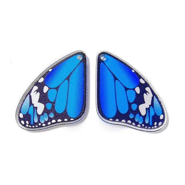 PandaHall Opaque Acrylic Pendant, Butterfly Wings, Blue, 34x22x1.5mm, Hole: 1.4mm Acrylic Butterfly Blue
PandaHall Opaque Acrylic Pendant, Butterfly Wings, Blue, 34x22x1.5mm, Hole: 1.4mm Acrylic Butterfly Blue