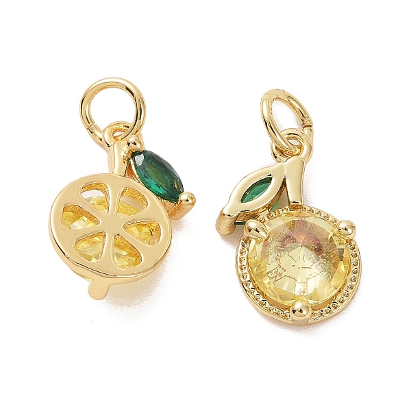 PandaHall Brass Micro Pave Cubic Zirconia Charms, with Jump Ring, Lemon, Yellow & Green, Real 18K Gold Plated, 11x7x3.5mm, Hole: 2.5mm...
PandaHall Brass Micro Pave Cubic Zirconia Charms, with Jump Ring, Lemon, Yellow & Green, Real 18K Gold Plated, 11x7x3.5mm, Hole: 2.5mm...