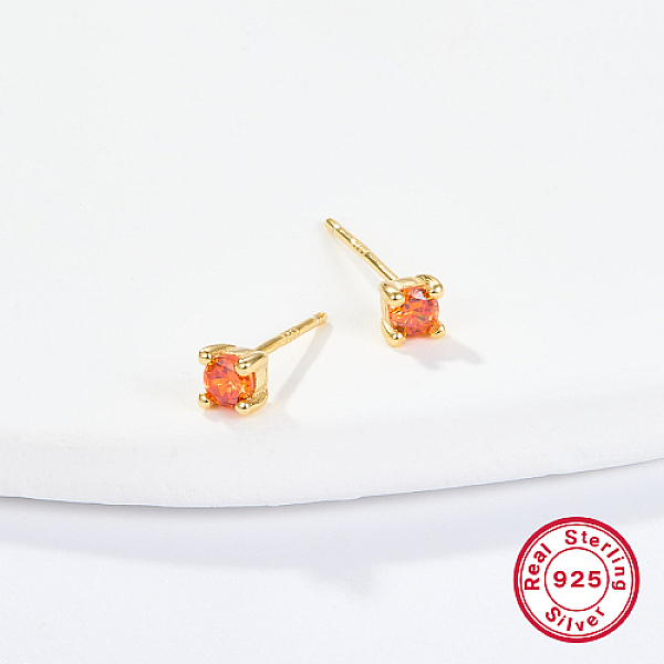 PandaHall Golden Sterling Silver Micro Pave Cubic Zirconia Stud Earring, Square, Orange, 4x4mm Cubic Zirconia Square Orange
PandaHall Golden Sterling Silver Micro Pave Cubic Zirconia Stud Earring, Square, Orange, 4x4mm Cubic Zirconia Square Orange