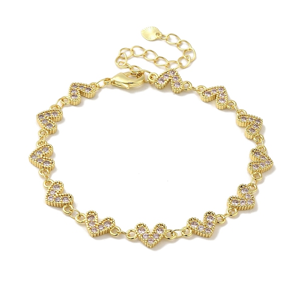 PandaHall Rack Plating Brass Micro Pave Cubic Zirconia Heart Link Chain Bracelets for Women, Cadmium Free & Lead Free, Long-Lasting Plated..., Purple
PandaHall Rack Plating Brass Micro Pave Cubic Zirconia Heart Link Chain Bracelets for Women, Cadmium Free & Lead Free, Long-Lasting Plated..., Purple