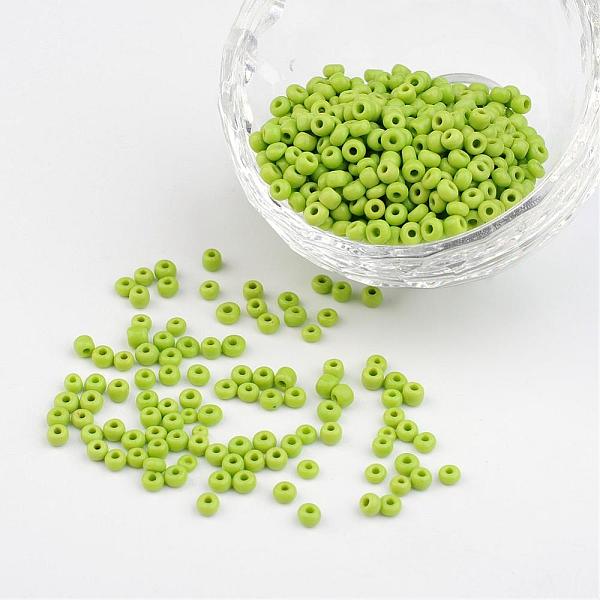 PandaHall 8/0 Opaque Colours Round Glass Seed Beads, Green Yellow, Size: about 3mm in diameter, hole:1mm, about 1101pcs/50g Glass Green
PandaHall 8/0 Opaque Colours Round Glass Seed Beads, Green Yellow, Size: about 3mm in diameter, hole:1mm, about 1101pcs/50g Glass Green