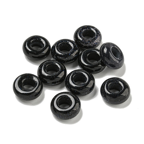 PandaHall Synthetic Blue Goldstone Beads, Rondelle, 10x4.5mm, Hole: 3.5mm Blue Goldstone Rondelle
PandaHall Synthetic Blue Goldstone Beads, Rondelle, 10x4.5mm, Hole: 3.5mm Blue Goldstone Rondelle
