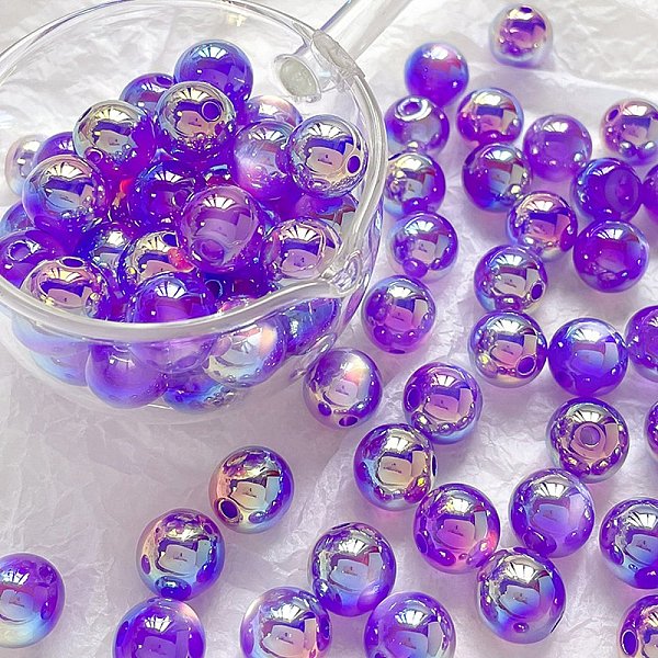 PandaHall Rainbow Iridescent Plating Acrylic Beads, Round, Purple, 11.5mm, Hole: 2mm Acrylic Round Purple
PandaHall Rainbow Iridescent Plating Acrylic Beads, Round, Purple, 11.5mm, Hole: 2mm Acrylic Round Purple
